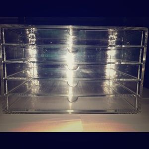 5 drawer acrylic storage